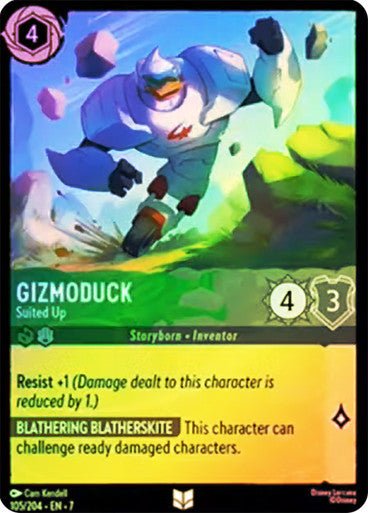 Gizmoduck - Suited Up (Cold Foil) - Con T de Tlacuache - Ravensburger