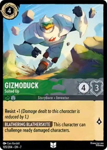 Gizmoduck - Suited Up (Non - foil) - Con T de Tlacuache - Ravensburger