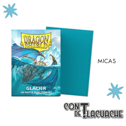 Glacier Dual Matte Standard 100pz | Dragon Shield - Con T de Tlacuache - Dragonshield