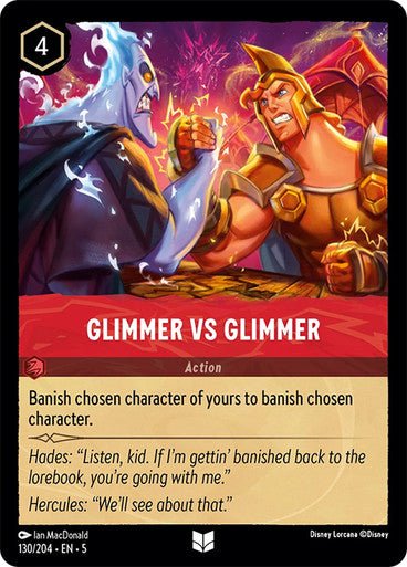 Glimmer Vs Glimmer (Non - foil ) - Con T de Tlacuache - Ravensburger