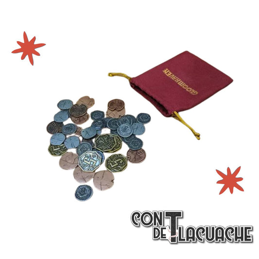 Gloomhaven: Metal Coin Upgrade (60) | Asmodee - Con T de Tlacuache - Asmodee