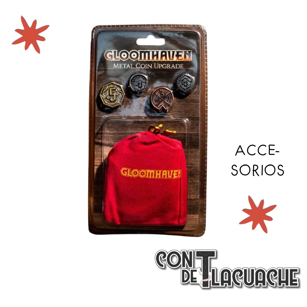 Gloomhaven: Metal Coin Upgrade (60) | Asmodee - Con T de Tlacuache - Asmodee