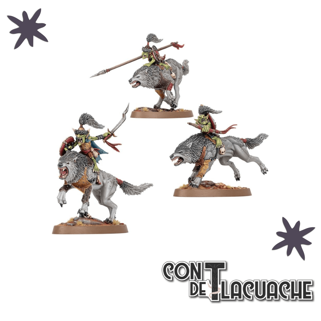 Gloomspite Gitz Snarlboss & Wolfgit Retinue | Games Workshop - Con T de Tlacuache - Games Workshop