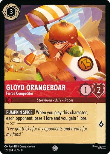 Gloyd Orangeboar - Fierce Competitor (Non - foil) - Con T de Tlacuache - Ravensburger