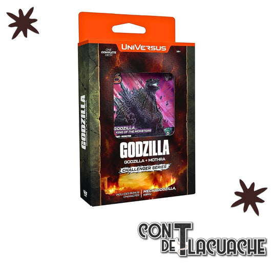Godzilla Challenger Series Deck Godzilla + Mothra | UniVersus - Con T de Tlacuache - UNIVERSUS