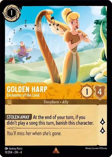 Golden Harp - Enchanter of the Land ( Non - foil ) | Ravesburger - Con T de Tlacuache - Ravensburger