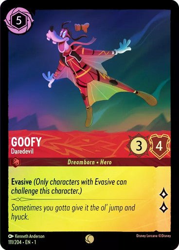 Goofy - Daredevil ( Cold Foil ) - Con T de Tlacuache - Ravensburger