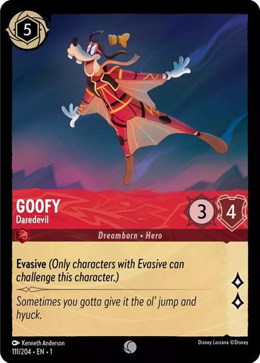 Goofy - Daredevil ( Non - foil ) - Con T de Tlacuache - Ravensburger