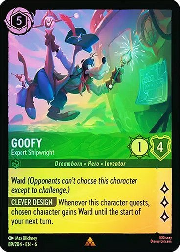 Goofy - Expert Shipwright ( Cold Foil ) - Con T de Tlacuache - Ravensburger