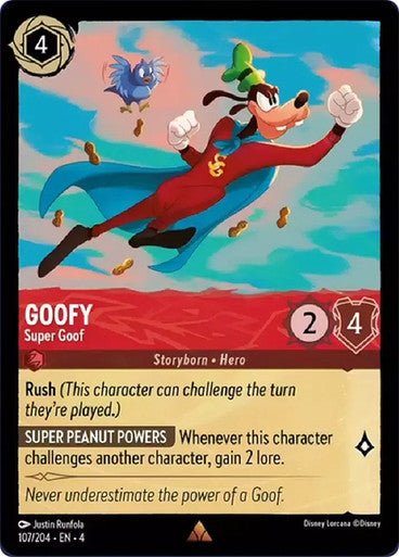 Goofy - Super Goof ( Non - foil ) | Ravesburger - Con T de Tlacuache - Ravensburger