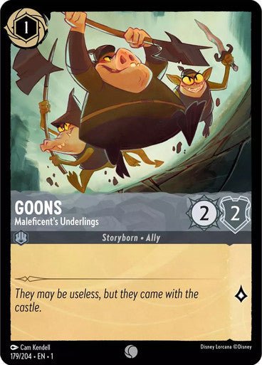 Goons - Maleficent's Underlings ( Non - foil ) - Con T de Tlacuache - Ravensburger