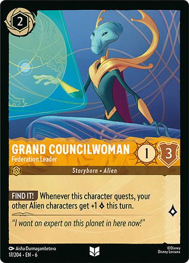 Grand Councilwoman - Federation Leader ( Non - foil ) - Con T de Tlacuache - Ravensburger