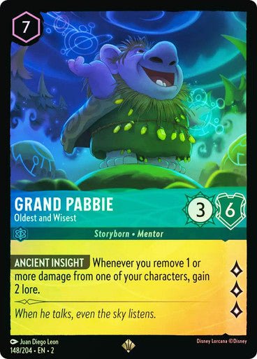 Grand Pabbie - Oldest and Wisest (Cold Foil) - Con T de Tlacuache - Ravensburger