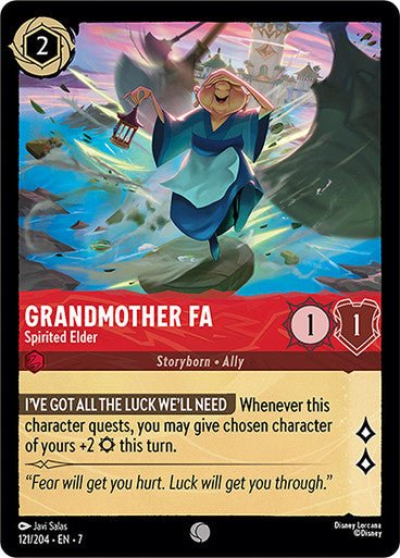 Grandmother Fa - Spirited Elder (Non - foil) - Con T de Tlacuache - Ravensburger