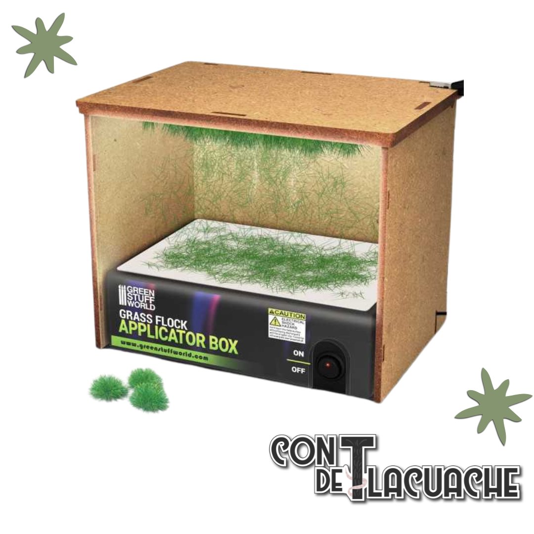 Grass flock applicator BOX | Green Stuff World - Con T de Tlacuache - Green Stuff World