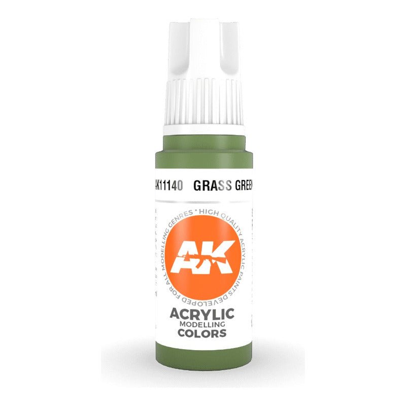 Grass Green 17Ml | Ak Interactive - Con T de Tlacuache - AK Interactive