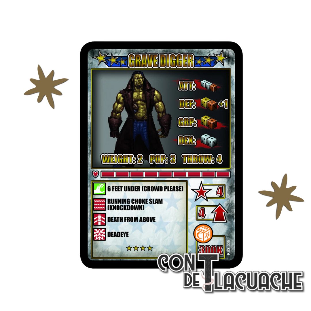 Grave Digger | TTCombat - Con T de Tlacuache - TTCombat