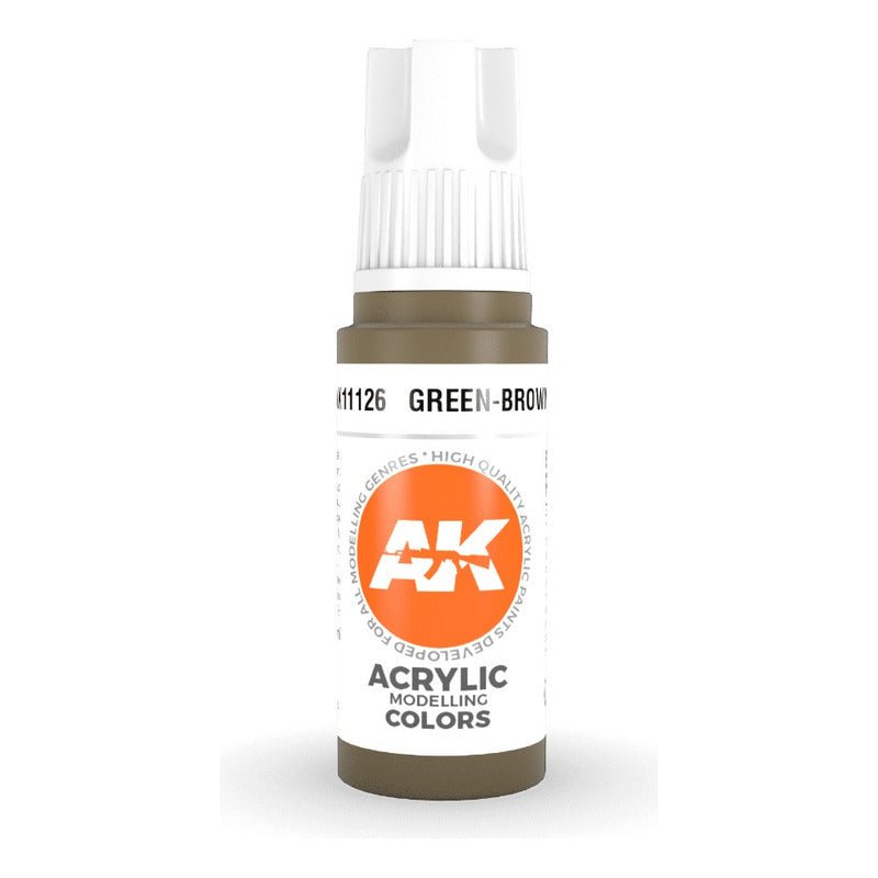 Green Brown 17Ml | Ak Interactive - Con T de Tlacuache - AK Interactive