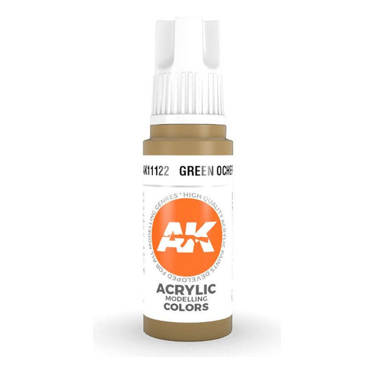 Green Ocher 17Ml | Ak Interactive - Con T de Tlacuache - AK Interactive