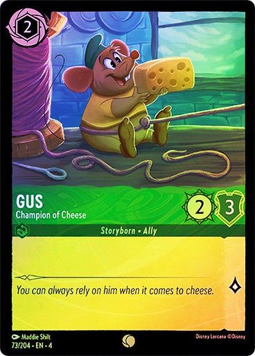 Gus - Champion of Cheese ( Cold Foil ) | Ravesburger - Con T de Tlacuache - Ravensburger