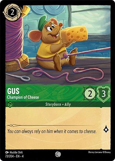 Gus - Champion of Cheese ( Non - foil ) | Ravesburger - Con T de Tlacuache - Ravensburger