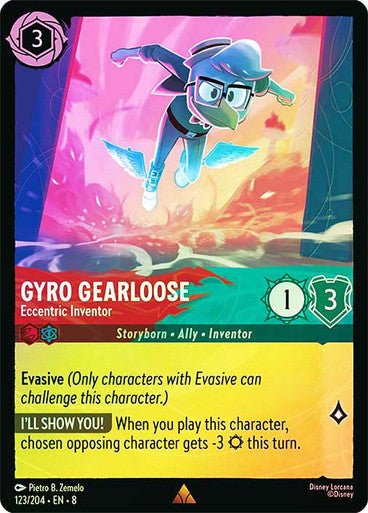 Gyro Gearloose - Eccentric Inventor (Cold Foil) - Con T de Tlacuache - Ravensburger
