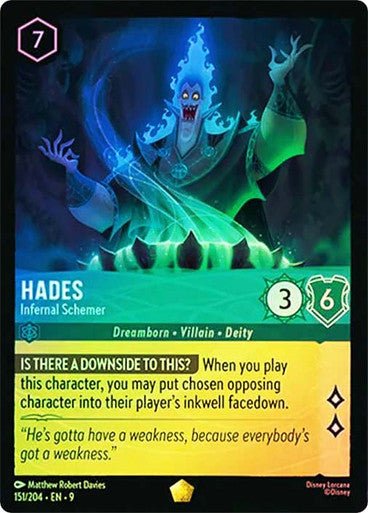 Hades - Infernal Schemer (Cold Foil) - Con T de Tlacuache - Ravensburger