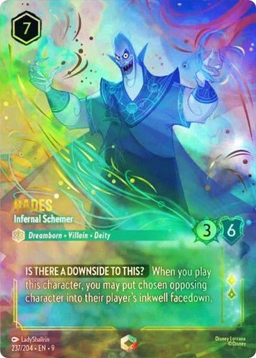 Hades - Infernal Schemer (Inkwash Foil) - Con T de Tlacuache - Ravensburger