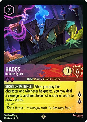 Hades - Ruthless Tyrant (Cold Foil) - Con T de Tlacuache - Ravensburger