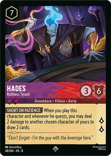 Hades - Ruthless Tyrant (Non - foil) - Con T de Tlacuache - Ravensburger