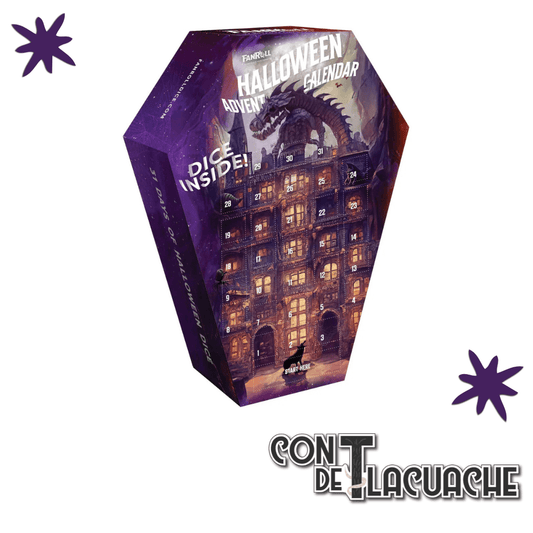 Halloween Advent Dice Calendar | FANROLL - Con T de Tlacuache - Con T de Tlacuache
