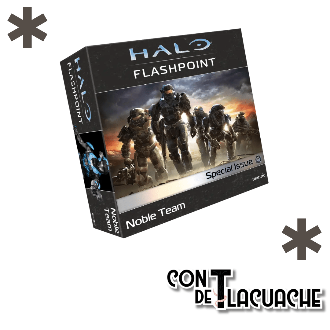 HALO Flashpoint Noble Team | Mantic - Con T de Tlacuache - Con T de Tlacuache