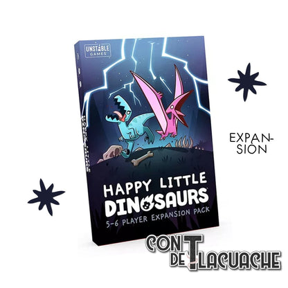 Happy Little Dinosaurs (5 - 6 Player Expansion) | Tee Turtle - Con T de Tlacuache - Tee Turtle