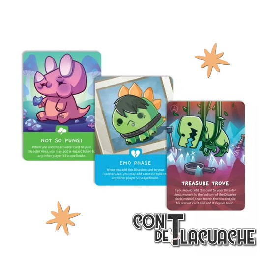 Happy Little Dinosaurs Hazards Ahead (5 - 6 Player Expansion) | Tee Turtle - Con T de Tlacuache - Tee Turtle