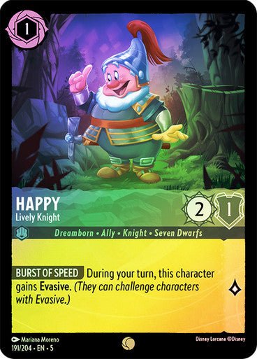 Happy - Lively Knight (Cold Foil ) - Con T de Tlacuache - Ravensburger