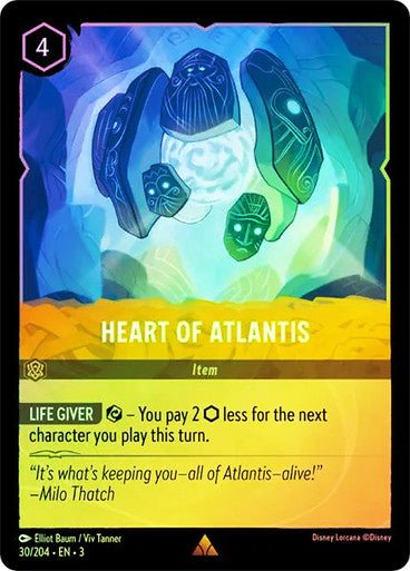 Heart of Atlantis (Cold Foil) - Con T de Tlacuache - Ravensburger