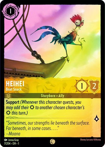 Heihei - Boat Snack ( Cold Foil ) - Con T de Tlacuache - Ravensburger