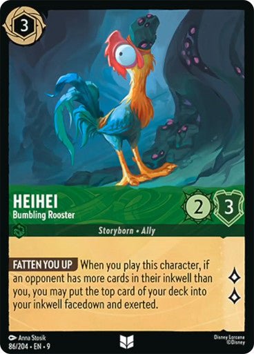 Heihei - Bumbling Rooster (Non - foil) - Con T de Tlacuache - Ravensburger