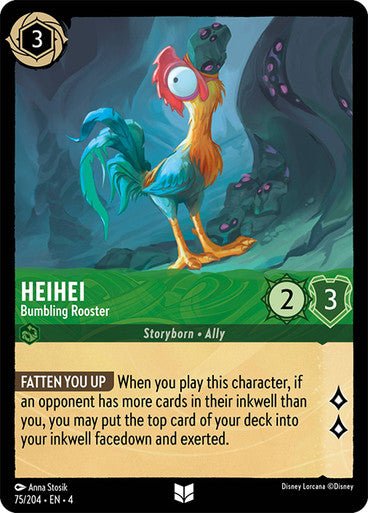 HeiHei - Bumbling Rooster ( Non - foil ) | Ravesburger - Con T de Tlacuache - Ravensburger