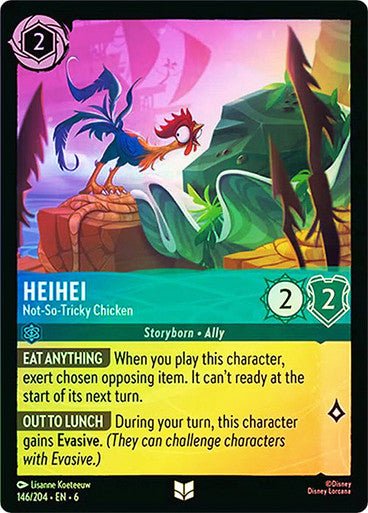 Heihei - Not - So - Tricky Chicken ( Cold Foil ) - Con T de Tlacuache - Ravensburger