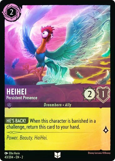 Heihei - Persistent Presence (Cold Foil) - Con T de Tlacuache - Ravensburger