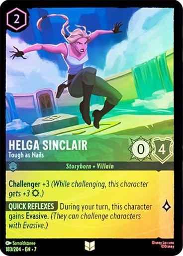 Helga Sinclair - Tough as Nails (Cold Foil) - Con T de Tlacuache - Ravensburger