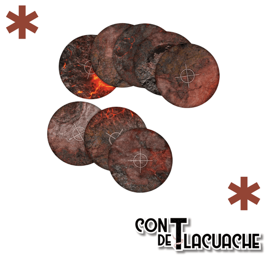 Hellscape Objective Templates | Terrain Crate - Con T de Tlacuache - Terrain Crate