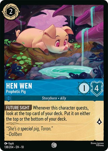 Hen Wen (Non - foil) - Con T de Tlacuache - Ravensburger