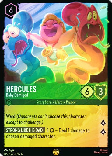 Hercules - Baby Demigod ( Cold Foil ) - Con T de Tlacuache - Ravensburger