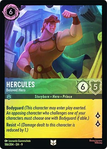 Hercules - Beloved Hero (Cold Foil) - Con T de Tlacuache - Ravensburger