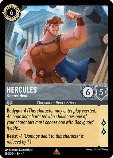 Hercules - Beloved Hero ( Non - foil ) | Ravesburger - Con T de Tlacuache - Ravensburger