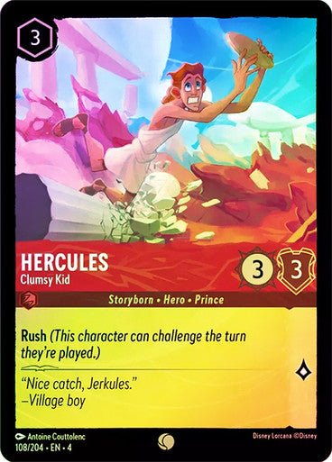Hercules - Clumsy Kid ( Cold Foil ) | Ravesburger - Con T de Tlacuache - Ravensburger