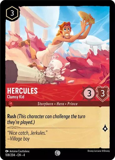 Hercules - Clumsy Kid ( Non - foil ) | Ravesburger - Con T de Tlacuache - Ravensburger