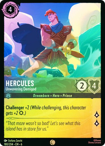 Hercules - Unwavering Demigod ( Cold Foil ) - Con T de Tlacuache - Ravensburger